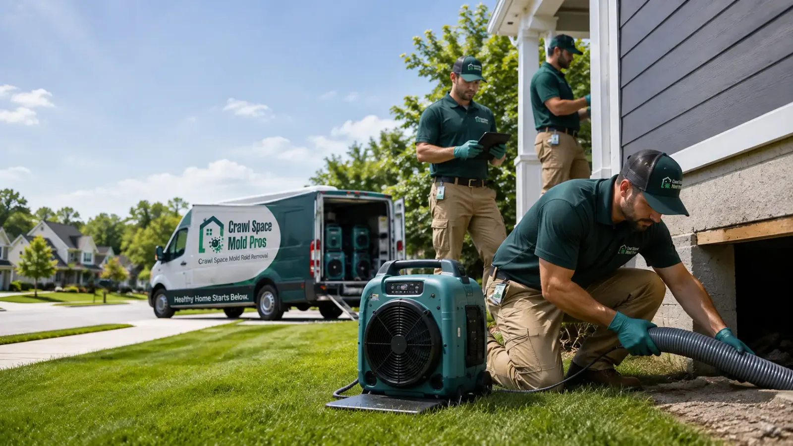 Crawl Space Mold Removal in Suffern, NY
